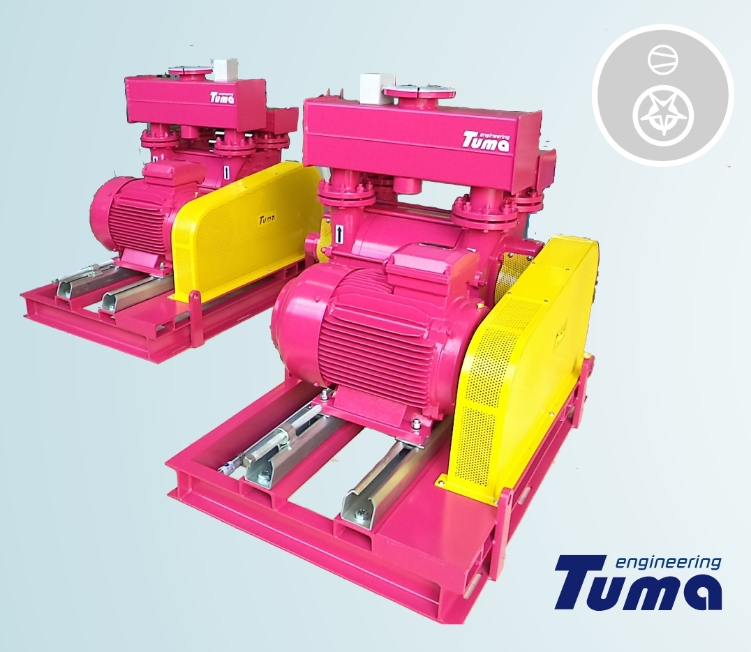 Liquid ring vacuum pumps 2TU series from TUMA Product of the month